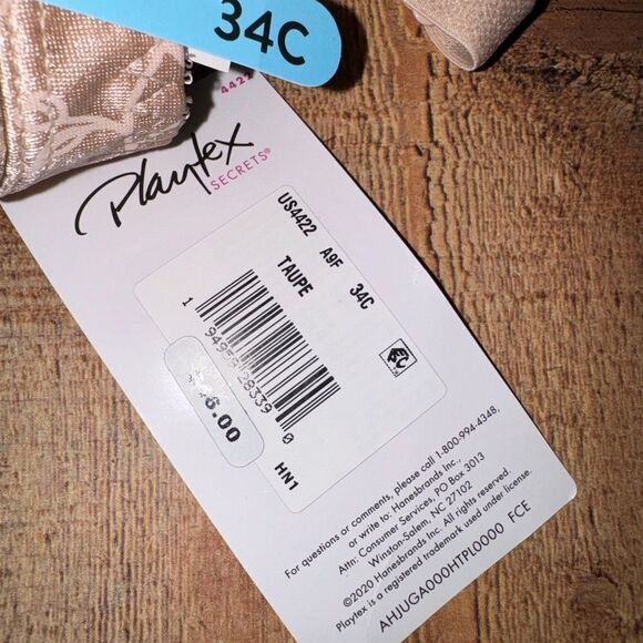 Playtex Secrets Lifts & Supports Full Figure Unlined Underwire Bra 4422
Size 34C - Picture 5 of 7